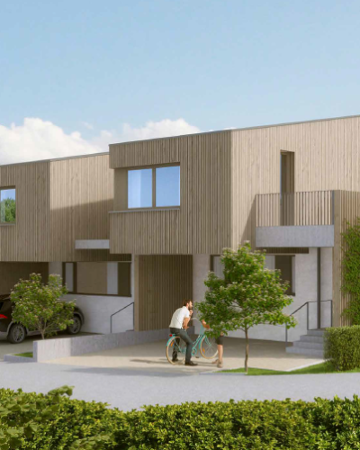MOOSDORF | Architekten-Reihenhäuser in Grünlage RH_A1