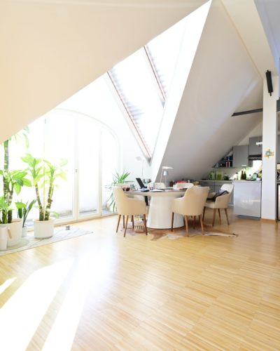 ELISABETH-VORSTADT NAHE MIRABELL | Einzigartige Maisonette im Altbau – Dachterrasse & über 6 m Raumhöhe