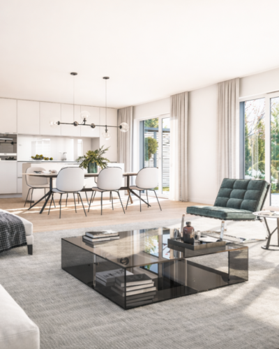 JOSEFIAU | Wohnen im Freiraum Süd | Towhnhouse mit 174 m², Garten & Pool